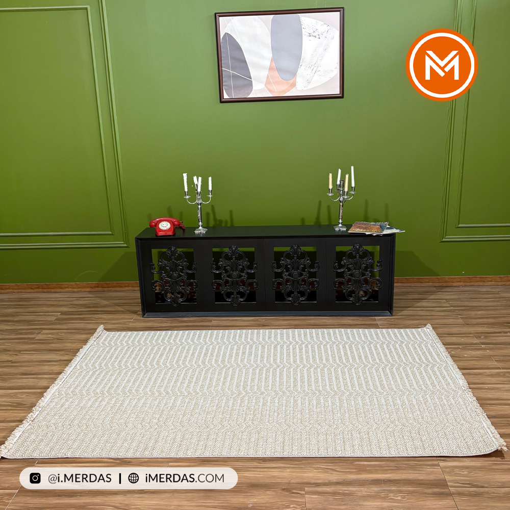 فرش پینترستی کد P01 زمینه نسکافه ای